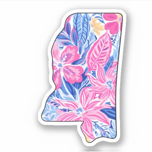 Mississippi - Zomerse Sticker - Lilly Inspired (Voorkant)