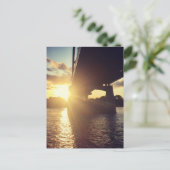 mississippi zonsondergang briefkaart (Staand voorkant)