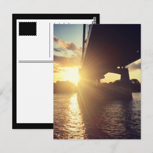 mississippi zonsondergang briefkaart (Voorkant / Achterkant)