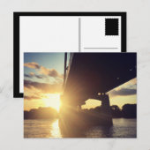 mississippi zonsondergang briefkaart (Voorkant / Achterkant)