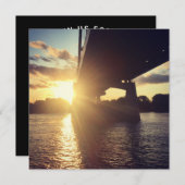 mississippi zonsondergang kaart (Voorkant / Achterkant)