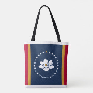 Mississippiaanse vlag, Vlag van Mississippi Tote Bag