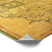 MississippiPanoramic MapMississippi Poster (Hoek)