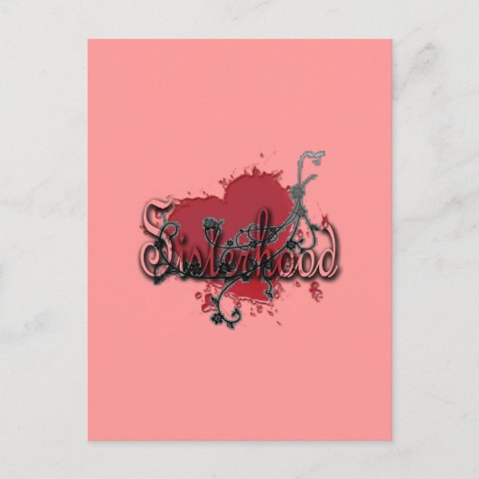 MissMissyLue's Sisterhood Briefkaart (Voorkant)