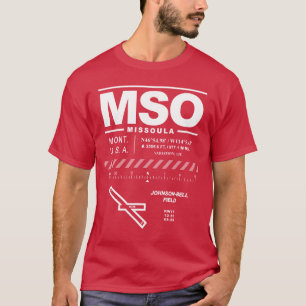 Missoula International Airport MSO T-shirt