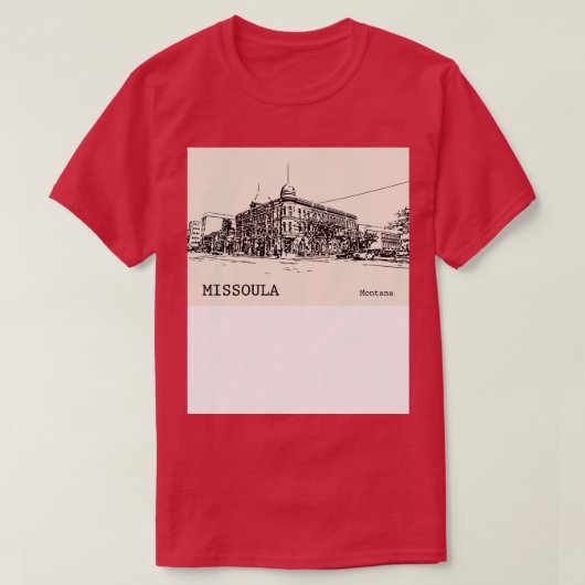 Missoula Montana 2 T-shirt (Design voorkant)