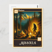 Missoula, Montana |  Briefkaart (Voorkant / Achterkant)