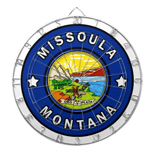 Missoula Montana Dartbord (Voorkant)