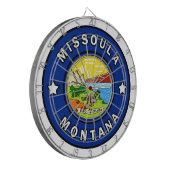 Missoula Montana Dartbord (Voorkant Links)