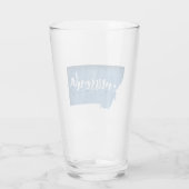 Missoula, Montana Glas (Achterkant)