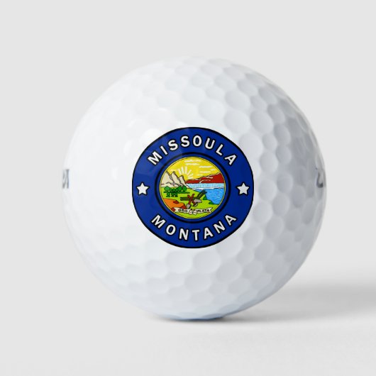 Missoula Montana Golfballen (Voorkant)