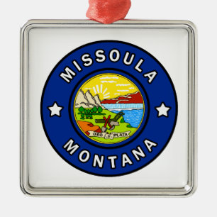Missoula Montana Metalen Ornament