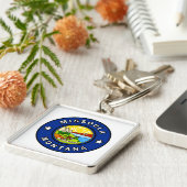 Missoula Montana Sleutelhanger (Zijkant)