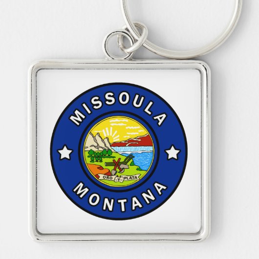 Missoula Montana Sleutelhanger (Voorkant)