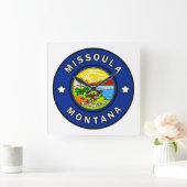 Missoula Montana Vierkante Klok (Huis)