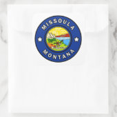 Missoula Montana Vierkante Sticker (Tas)