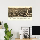 Missoula, MT Panoramic Map - 1884 Poster (Thuiskantoor)