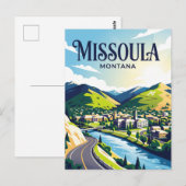 Missoula VS Briefkaart (Voorkant / Achterkant)