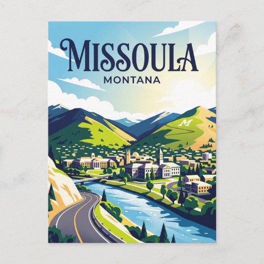 Missoula VS Briefkaart (Voorkant)