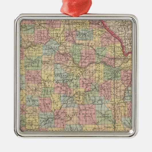 Missouri 10 metalen ornament (Voorkant)