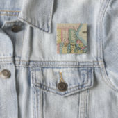 Missouri 3 vierkante button 5,1 cm (In situ)