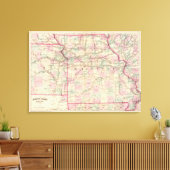 Missouri 5 canvas afdruk (Insitu (Woonkamer))