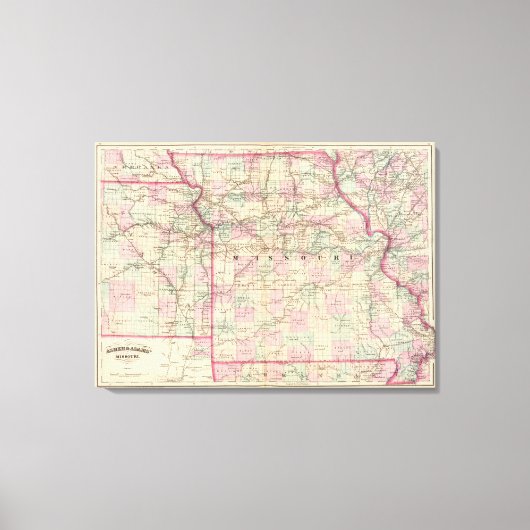 Missouri 5 canvas afdruk (Voorkant)