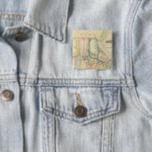 Missouri 5 vierkante button 5,1 cm (In situ)