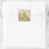 Missouri 5 vierkante sticker (Tas)