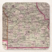 Missouri 7 kartonnen onderzetters (Voorkant)