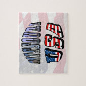 Missouri Afbeelding en USA Text Legpuzzel (Verticaal)