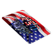 Missouri Afbeelding en USA Text Magneet (Rechterzijde)