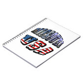 Missouri Afbeelding en USA Text Notitieboek (Linkerzijde)