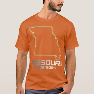 Missouri America Astronomy otal Solar Eclipse 2024 T-shirt
