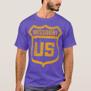Missouri - Amerikaanse wegwerpspad met weerhaak T-shirt