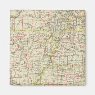 Missouri, Arkansas, Kentucky, Tennessee Magneet