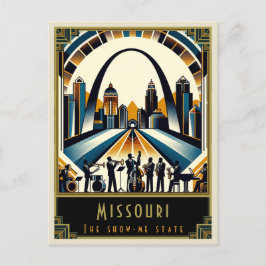 Missouri | Art. Deco Briefkaart