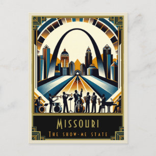 Missouri   Art. Deco Briefkaart