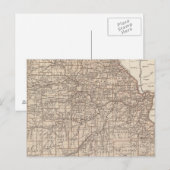 Missouri Atlas Map Briefkaart (Voorkant / Achterkant)