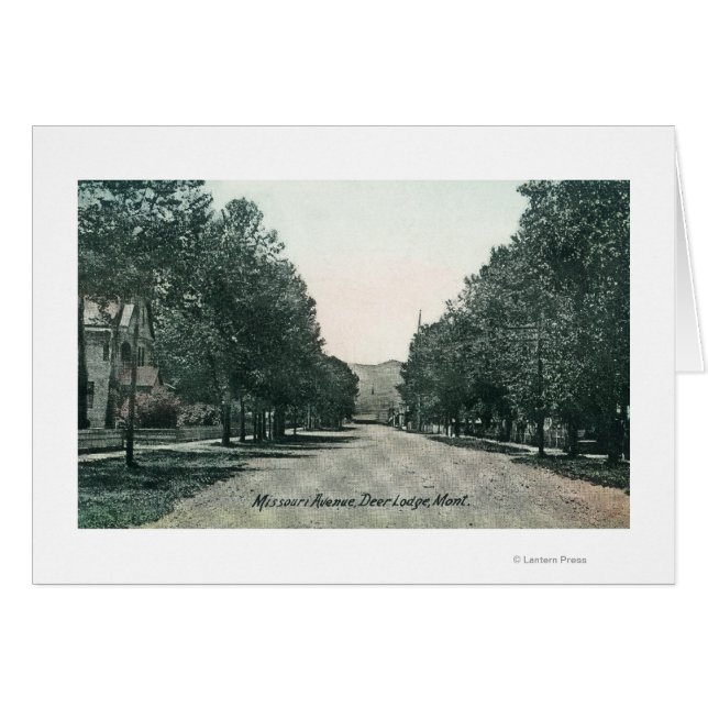 Missouri Avenue ViewDeer Lodge, MT (Voorkant Horizontaal)