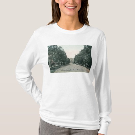 Missouri Avenue ViewDeer Lodge, MT T-shirt (Voorkant)