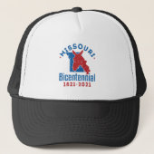 Missouri Bicentennial 200th Jubileum 2021 Mule Trucker Pet (Voorkant)