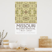 Missouri Bicentennial Dogwood Poster (Keuken)
