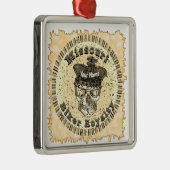 Missouri Biker  Metalen Ornament (Rechts)