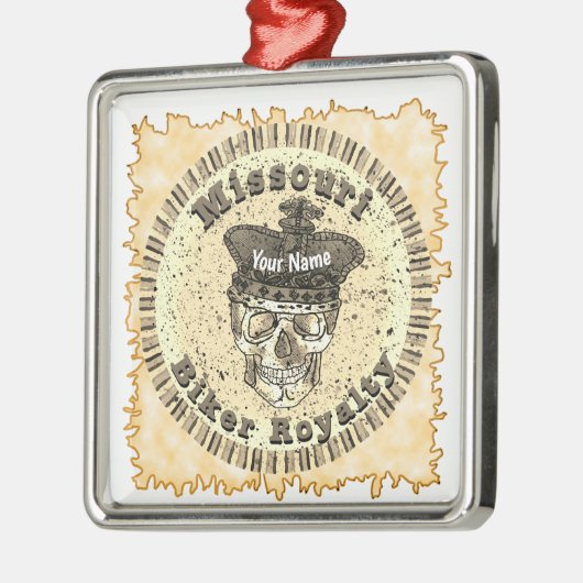 Missouri Biker  Metalen Ornament (Links)