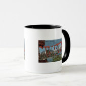 Missouri (Bridge-Uitzicht) - Grote letterscènes Mok (Voorkant rechts)