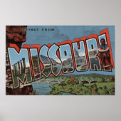 Missouri (Bridge-Uitzicht) - Grote letterscènes Poster (Voorkant)