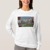 Missouri (Bridge-Uitzicht) - Grote letterscènes T-shirt (Voorkant)