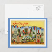 Missouri briefkaart (Voorkant / Achterkant)