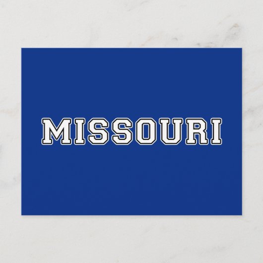 Missouri Briefkaart (Voorkant)
